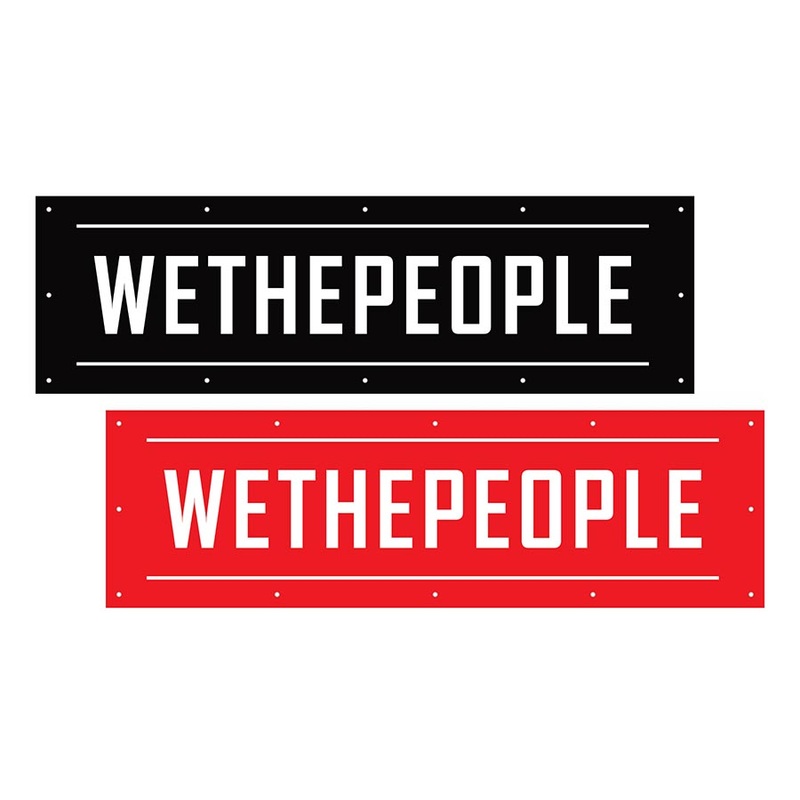 We The People Contest Banner 2pcs – 200cmx60cm Set