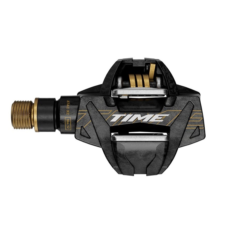 Time ATAC XC 12 Pedals – Dual Sided Clipless Carbon 9/16 Carbon/Gold B1