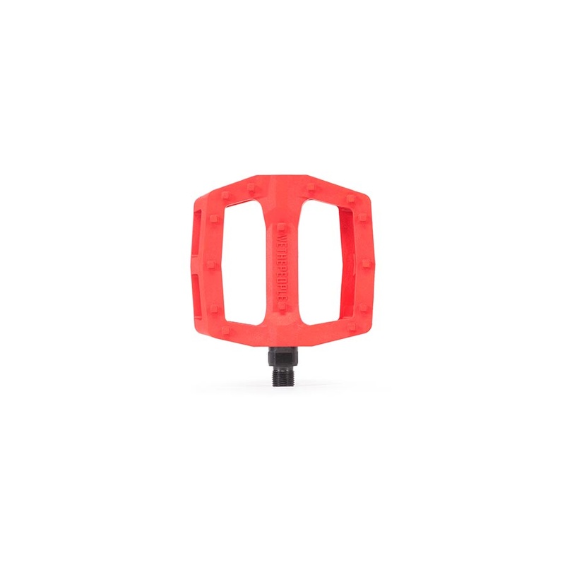 We The People Logic Platform Pedals Body: Nylon Spindle: Cr-Mo 9/16” Red Pair