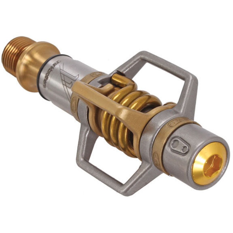 Crankbrothers Egg Beater 11 Pedals – Dual Sided Clipless Titanium  9/16 Gold