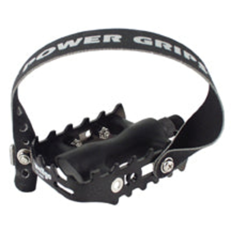 Power Grips Sport Pedal Kit – Plastic 9/16 Black