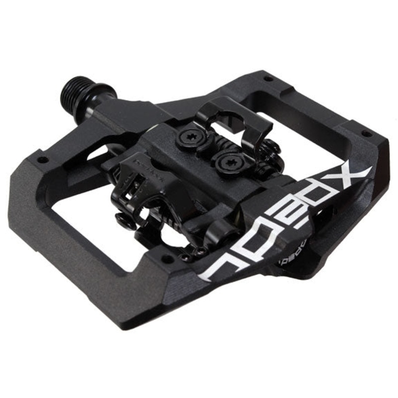 Xpedo GFX Pedals – Dual Sided Clipless with Platform Aluminum 9/16 Black