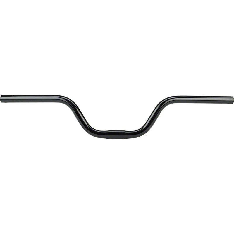 High-Rise Bar 100mm Rise w/ 15d Sweep Black