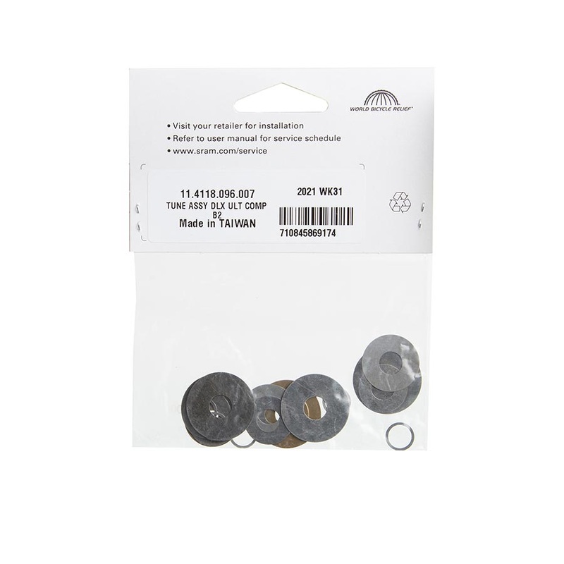 Rear Shock Tune Assembly – Compression Tune Configurations Deluxe Ultimate B2