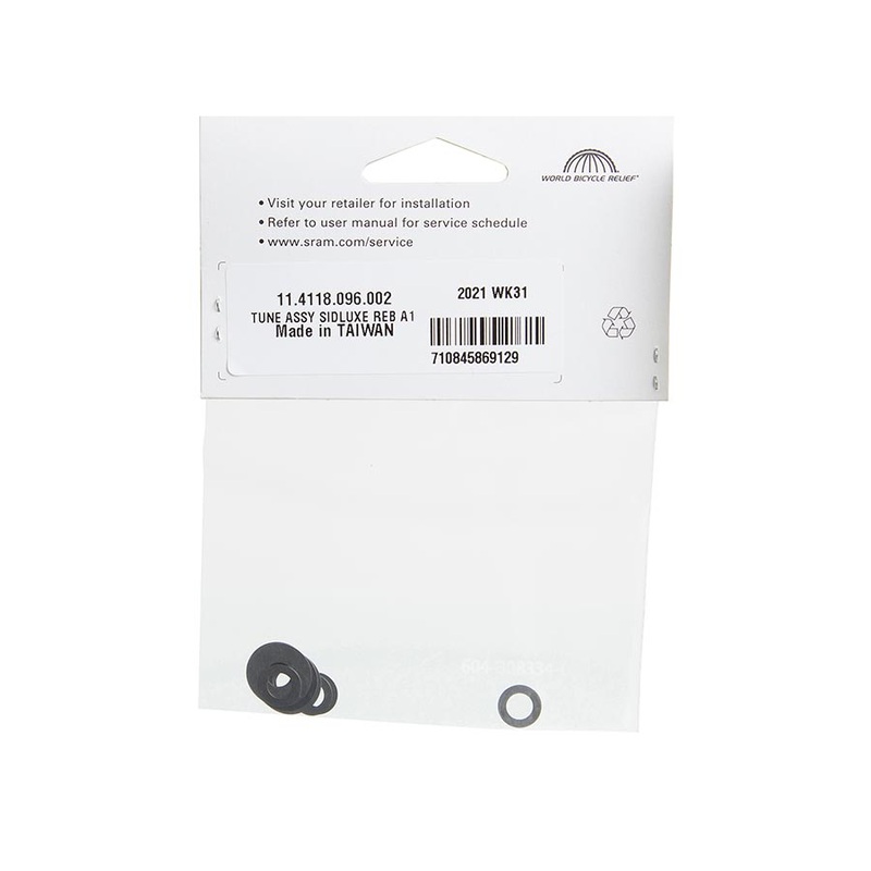 Rear Shock Tune Assembly – Rebound Tune Configurations SID Luxe A1