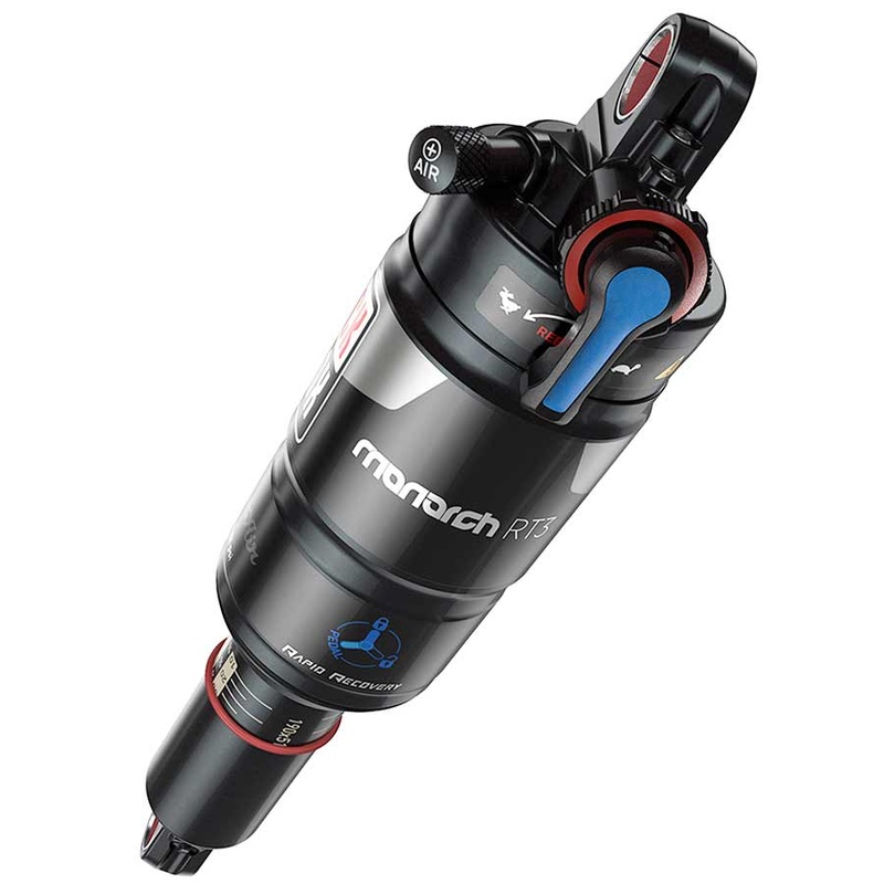 RockShox Monarch RT3 Rear shock 197×48 Shaft Eyelet: Standard Body Eyelet: Shock Block