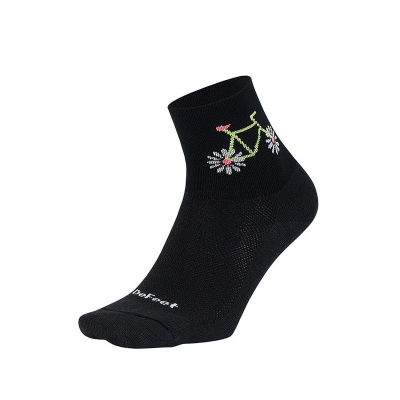 DeFeet Aireator 2-3 Cuff Socks Pedal Power S Pair