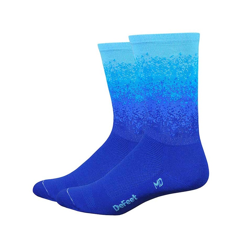 DeFeet Aireator 6 Ombre Socks 9.5-11.5 Blue