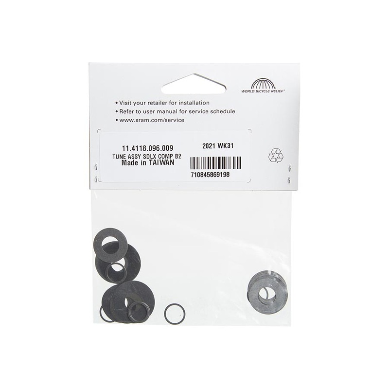 Rear Shock Tune Assembly – Compression Tune Configurations Super Deluxe Air B2