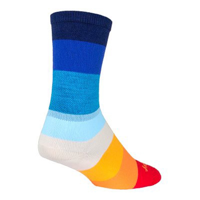 SockGuy Crew 70’s Socks – 6 Blue Small/Medium