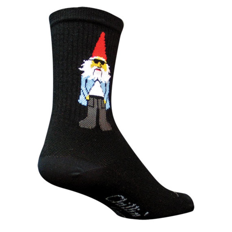 SockGuy Crew Gnomies Socks – 6 Black Large/X-Large