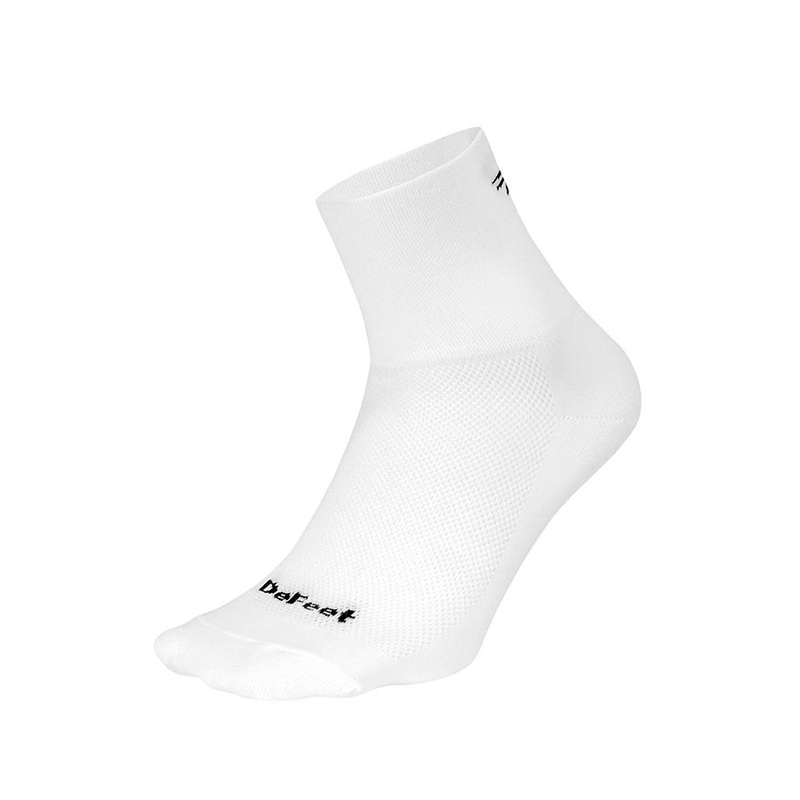 DeFeet Aireator 2-3 Cuff Socks White M Pair