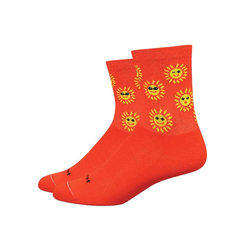 DeFeet Aireator 4 Socks Poinciana/Yellow L