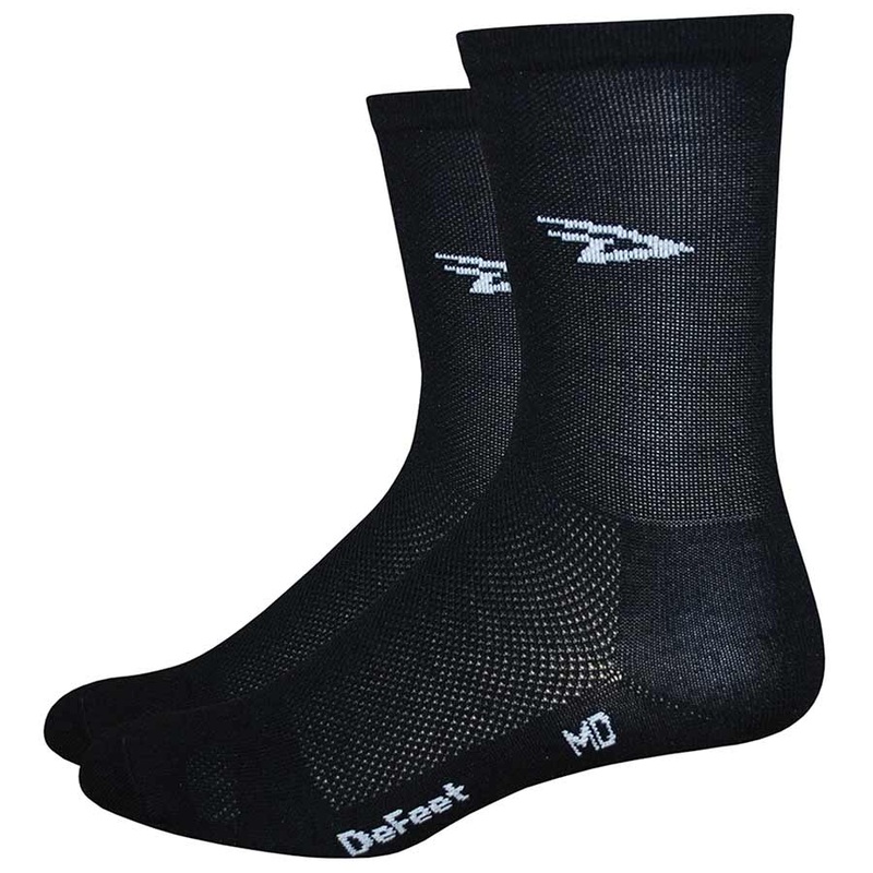 DeFeet Aireator Black D Logo Hitop MD 5 Cuff