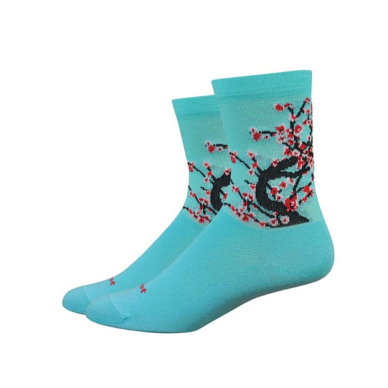 Sock DeFeet Aireator Women 4 Blossom Small Light Blue