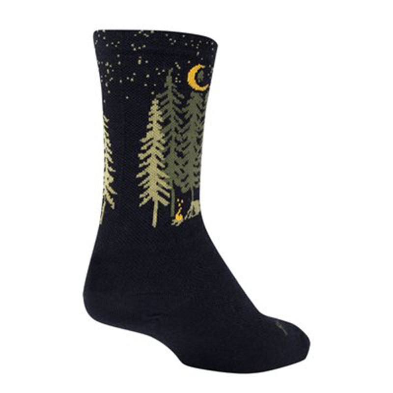 SockGuy Wool Camper Socks – 6 Black Small/Medium