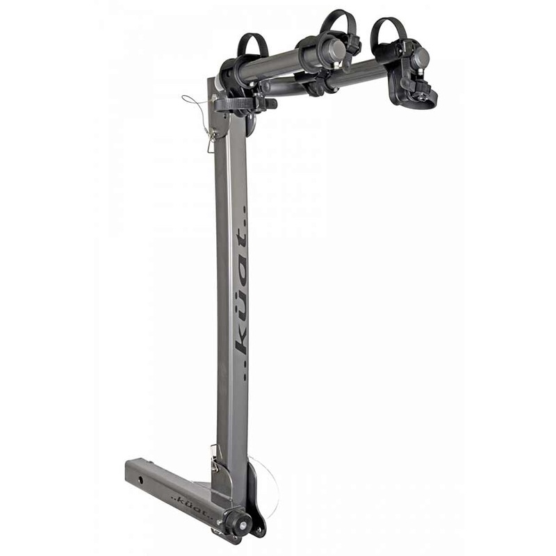 Beta Hitch mounted bike Rack 2 bikes 1-1/4 Grey