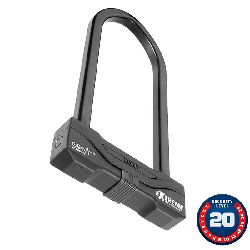 Granit Extreme XPlus 59 U-Lock Key 16mm 11.1cm x 26.0cm 4.3 x 10.2 Black
