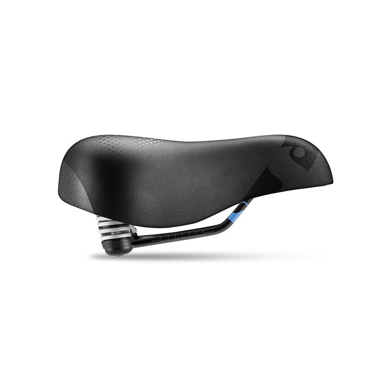 Zeta Comfort Gel Flow Saddle Unisex 670g Black