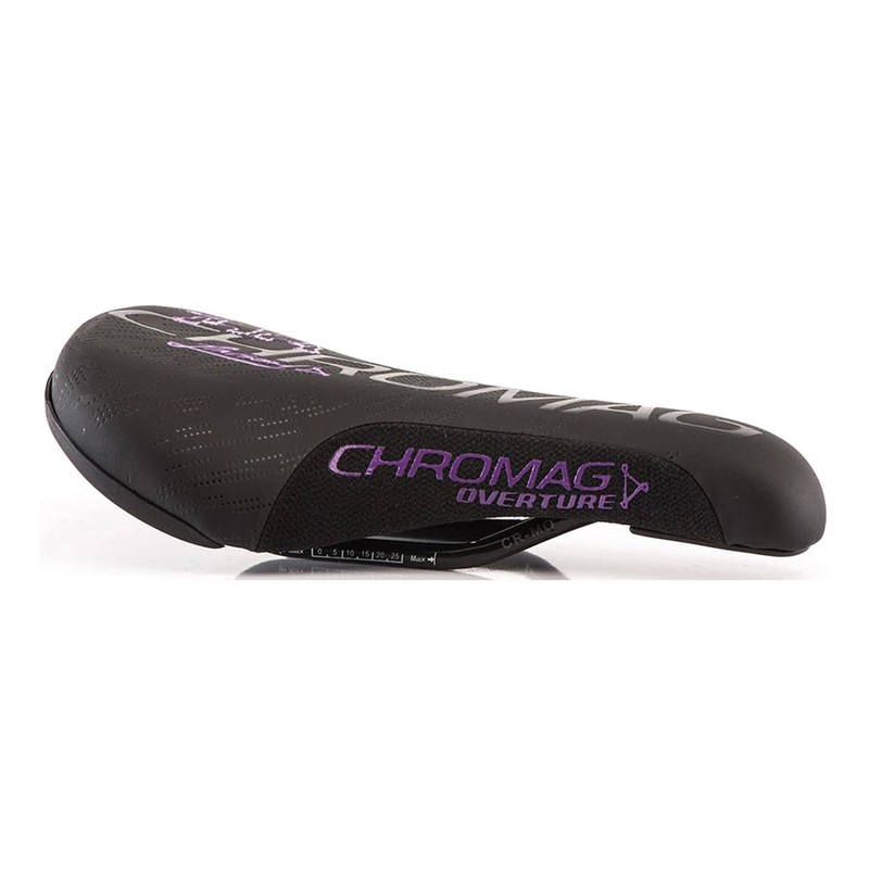 Overture Saddle 243 x 136mm Unisex 279g Black/Purple