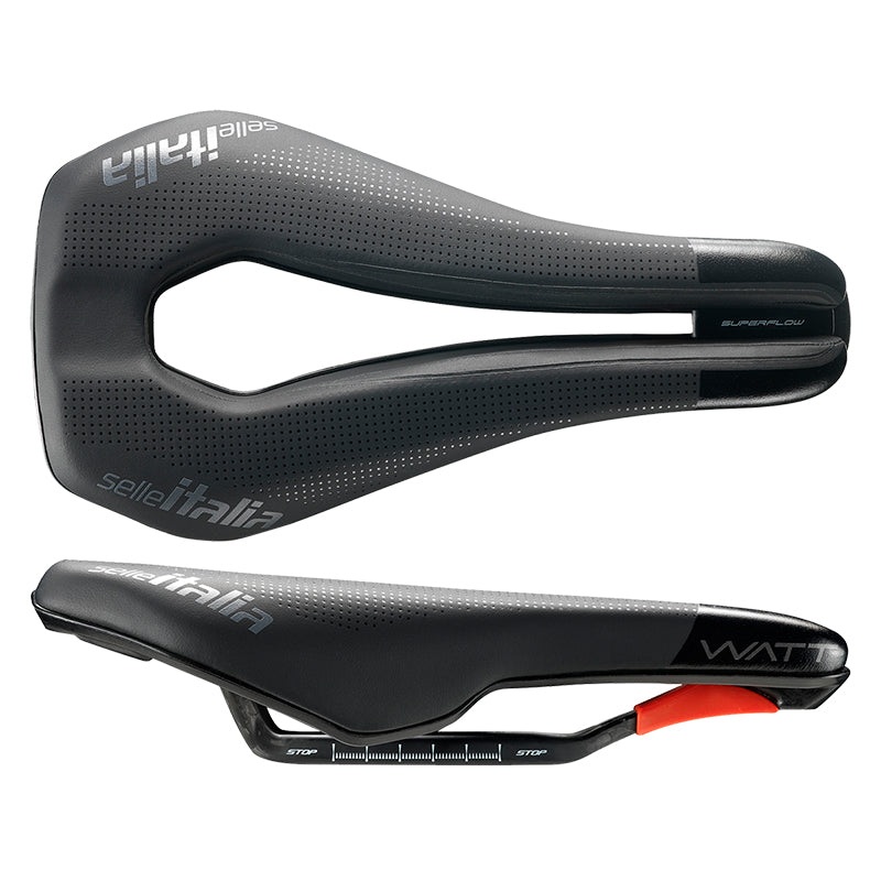 WATT Superflow Kit Carbonio Saddle 255 x 135mm Unisex 190g
