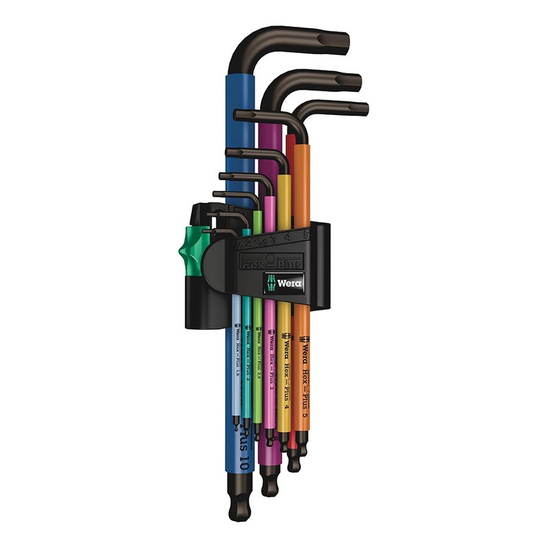 Wera 950/9 Hex-Plus SB L-Key Hex Wrench Set – Metric Multicolor