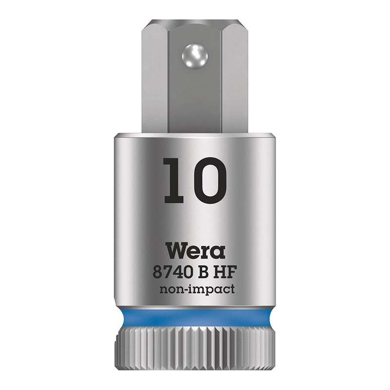 Wera 8740B HF Zyklop 3/8 Drive Hex 10.0 x 38.5mm with HF