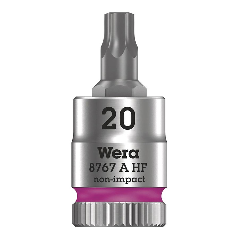 Wera 8767A HF TORX Zyklop 1/4” Drive Torx 20 x 28mm with HF
