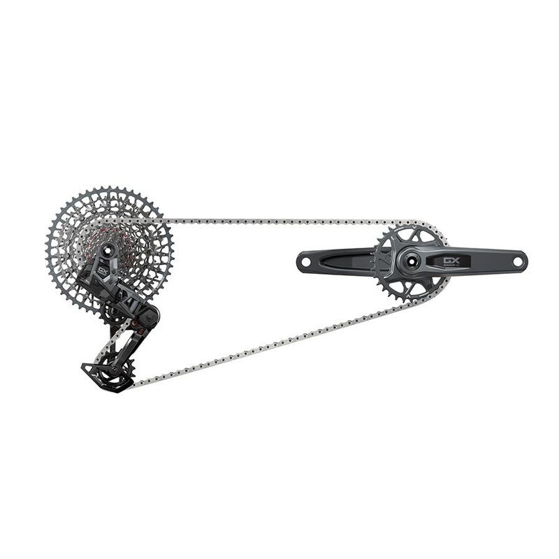 GX T-Type Eagle Transmission Groupset – 165mm Crank 32t Chainring AXS POD Controller 10-52t Cassette Rear Derailleur Chain