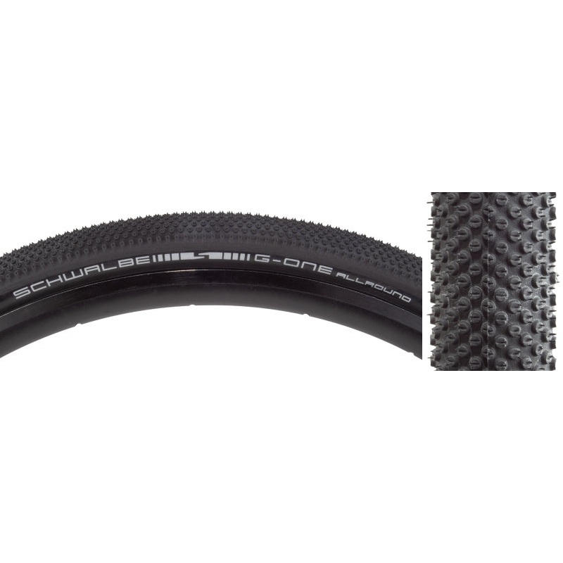 Schwalbe G-One Allround Tire – 700 x 35 Tubeless Folding BLK Performance Line