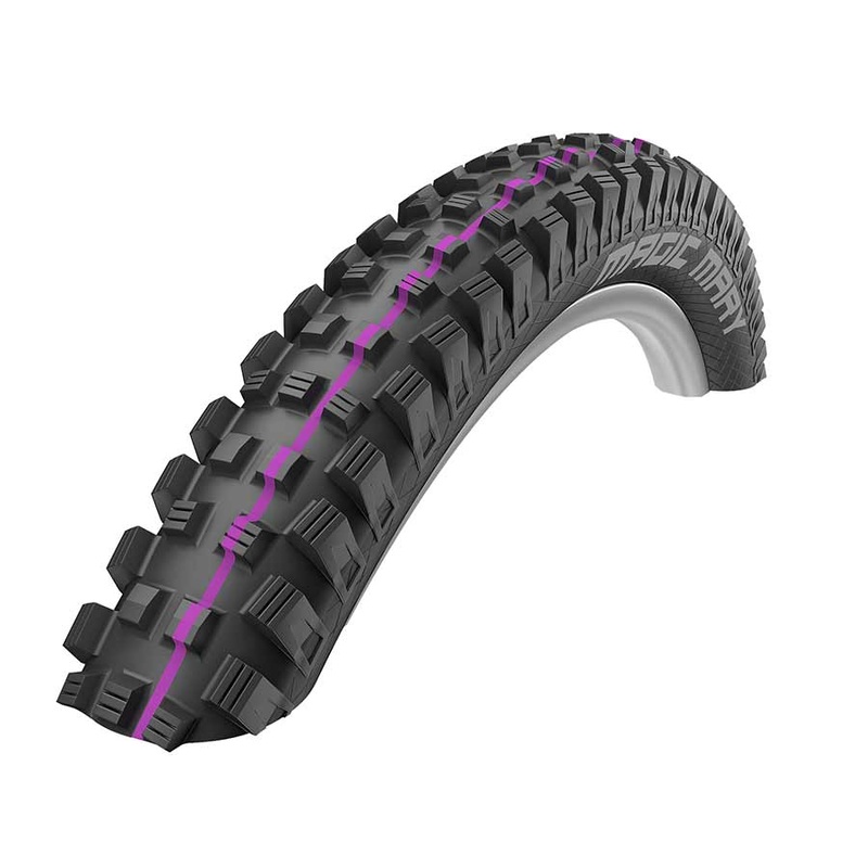 Schwalbe Magic Mary Addix Mountain Tire 27.5×2.60 Folding Tubeless Ready Addix Ultra Soft Super Downhill TL Easy Black