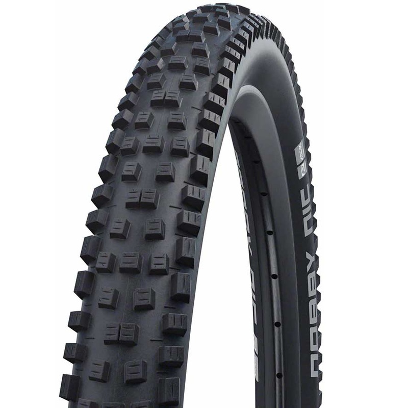 Schwalbe Nobby Nic Tire – 29 x 2.4 Tubeless Folding BLK Performance Line TwinSkin Addix