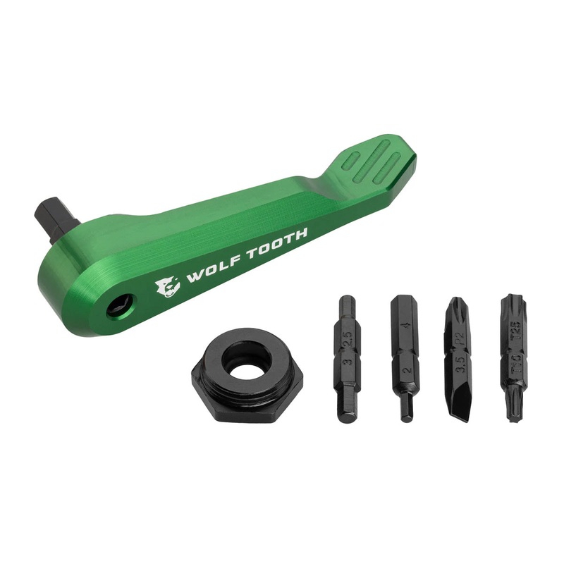 Wolf Tooth Components Axle Handle Multi-Tool Green