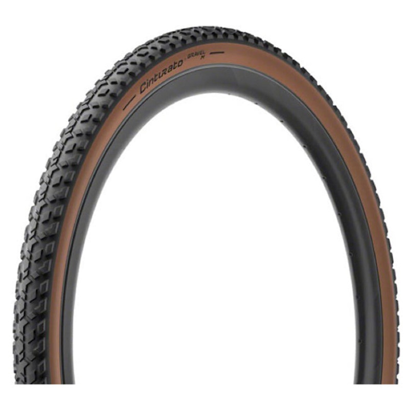Pirelli Cinturato Gravel M Tire – 700 x 50 Tubeless Folding Classic Tan