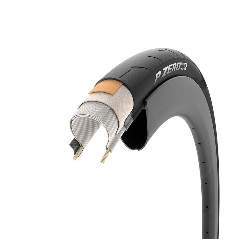 Pirelli P ZERO Race X TLR Tire – 700 x 30 Tubeless Folding BLK TechWall+ SmartEvo