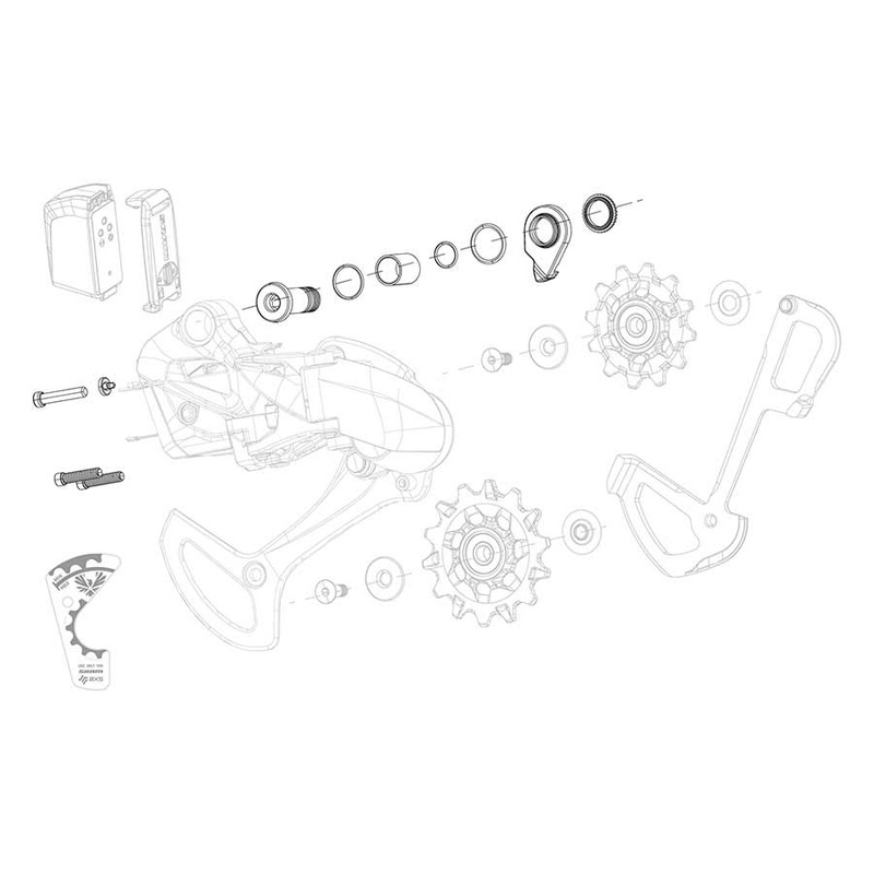 X01 Eagle AXS Bolt and Screw Kit B-Bolt/Washer B-Screw and Limit Screws Kit