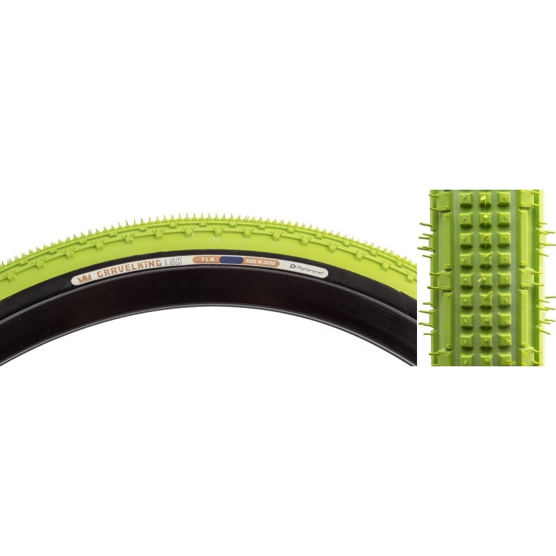 Panaracer GravelKing SK Tire – 700 x 40 Tubeless Folding Matcha/Black