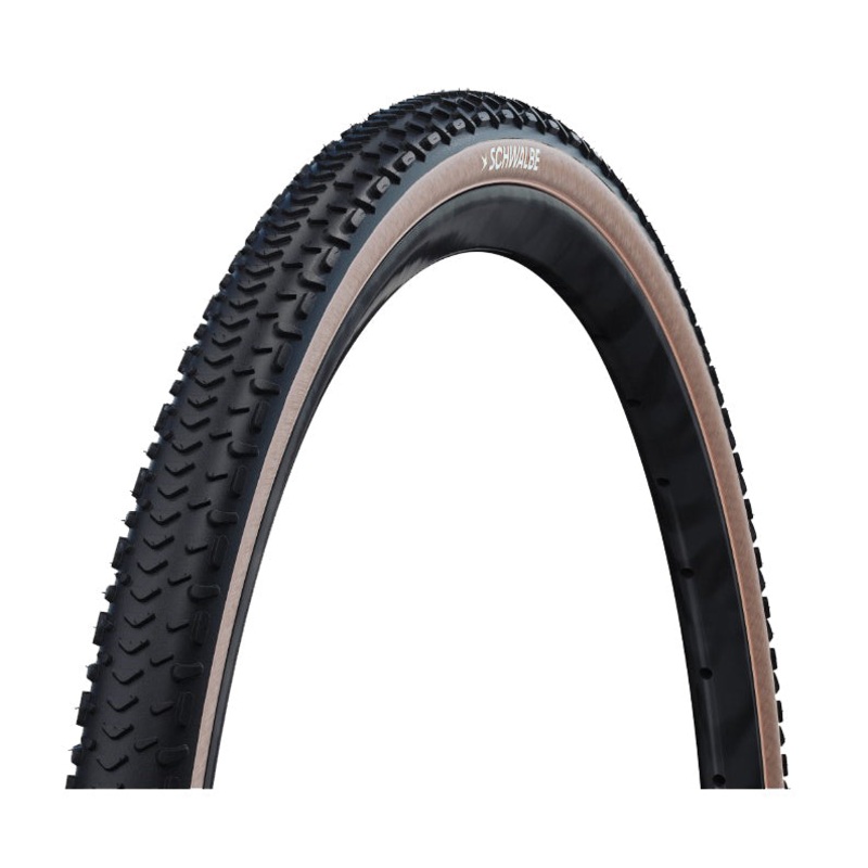 Schwalbe G-One RX Tire – 700 x 50 Tubeless Folding BLK/Transparent Evolution Line Pro Addix Race