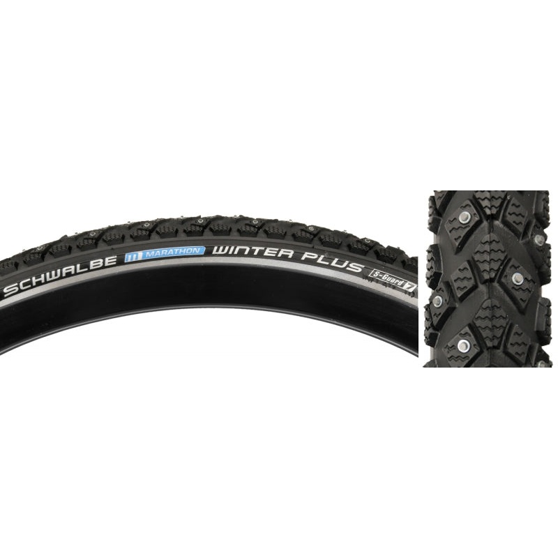Schwalbe Marathon Winter Plus Performance Twin SmartGuard 188 Stud 26×2.15 Studded Tire