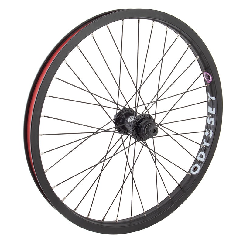 Odyssey Quadrant Front Wheel – 20 3/8 x 100mm Rim Brake Black Clincher