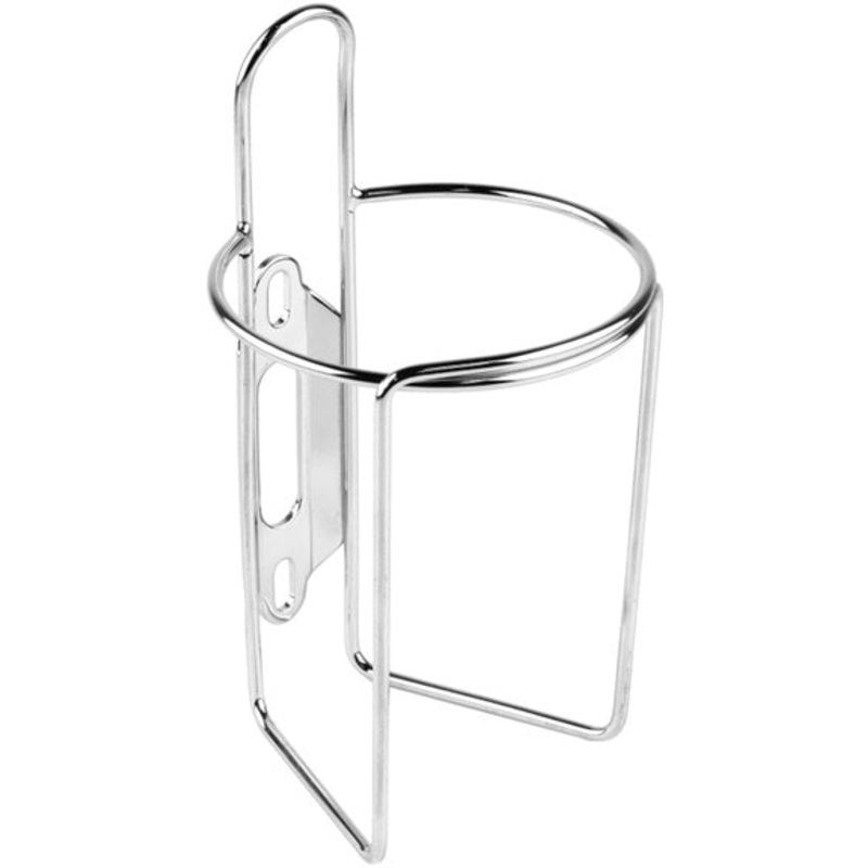 Velo Orange Retro Water Bottle Cage with Tab: Polish Stainless