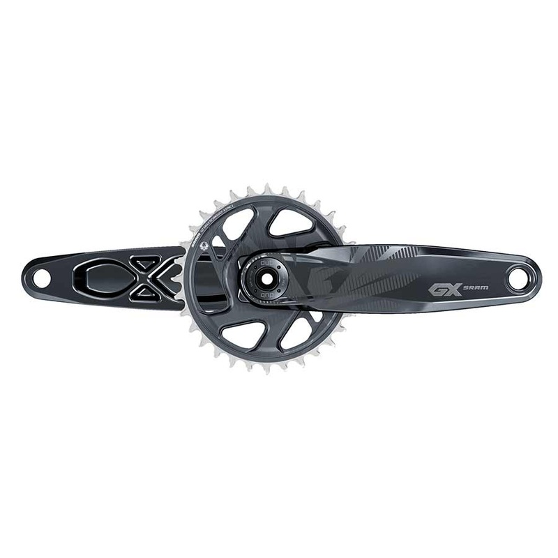 SRAM GX Eagle Crankset – 165mm 12-Speed 32t Direct Mount DUB Spindle Interface Lunar 49mm Chainline