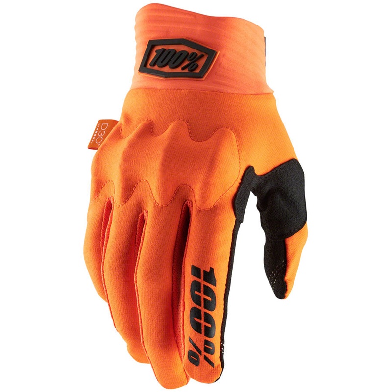 Cognito Gloves – Flourescent Orange/Black Full Finger Mens Small