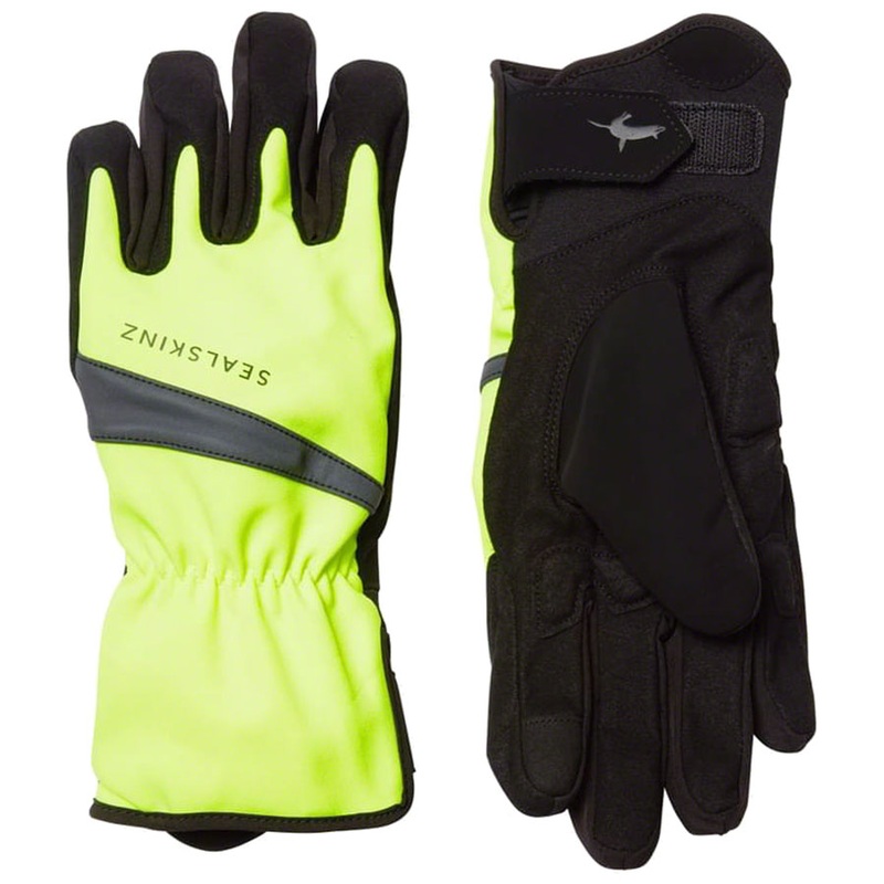 Bodham Waterproof Gloves – Yellow/Black Full Finger Medium
