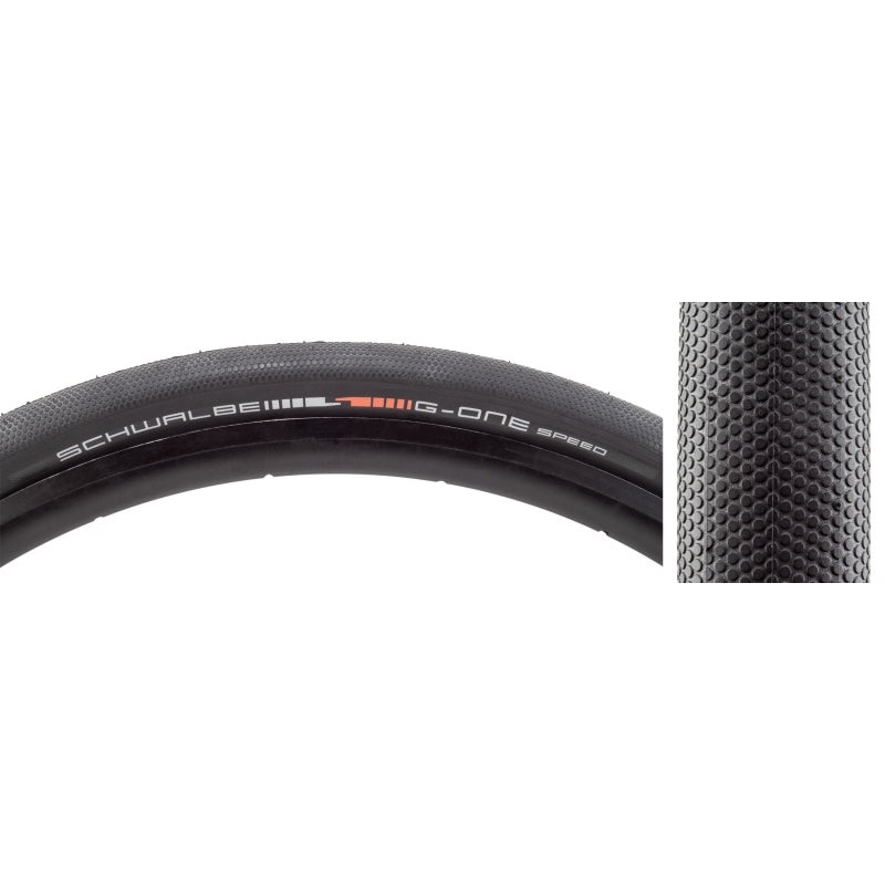 G-One Speed Tire – 700 x 40 / 28 x 1.50 Tubeless Folding BLK Evolution Line Addix SpeedGrip Super Ground E-25