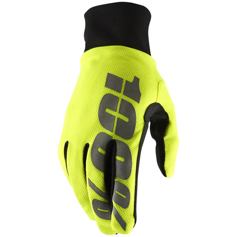 Hydromatic Gloves – Neon Yellow Full Finger Mens Medium