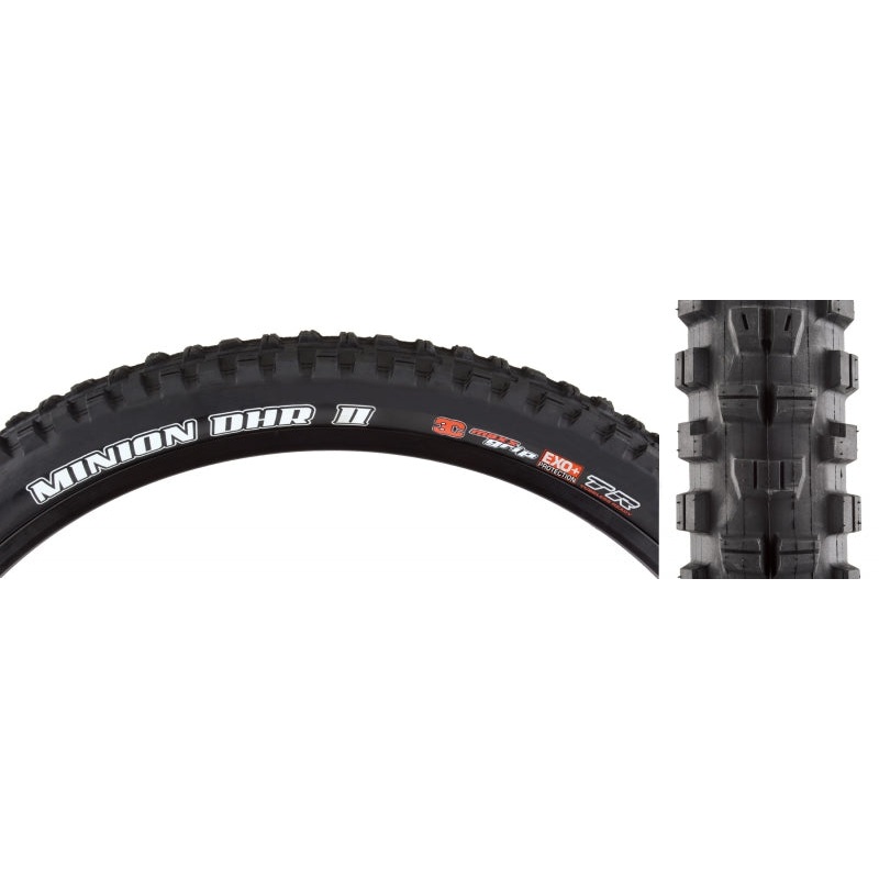 Minion DHR II Tire – 27.5 x 2.5 Tubeless Folding BLK 3C MaxxTerra EXO+