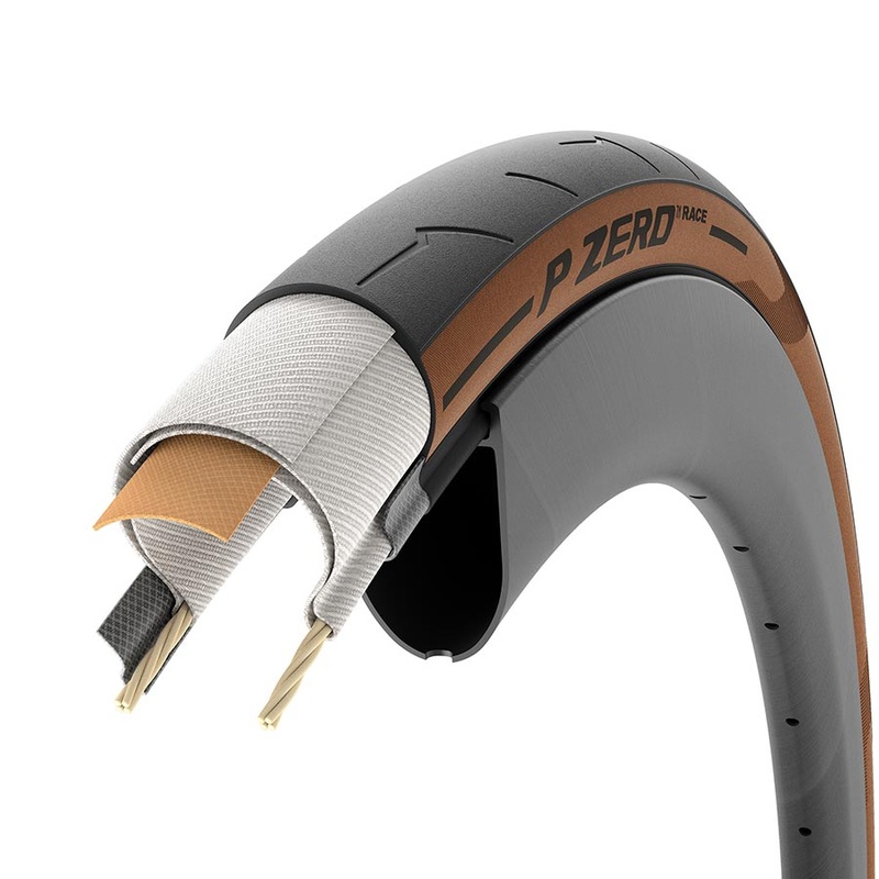 P ZERO Race Tire – 700 x 28 Clincher Folding Classic Tan