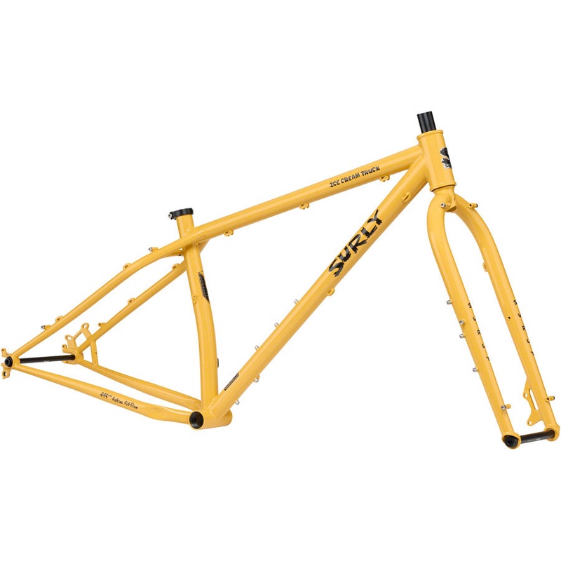 Ice Cream Truck Fat Bike Frameset – 26 Steel Warm Cheese Medium