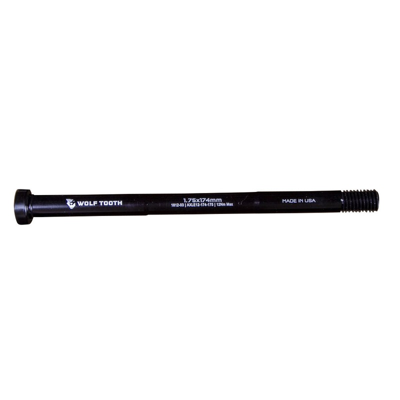 Rear Thru Axle – M12 1.75 x 174mm Black